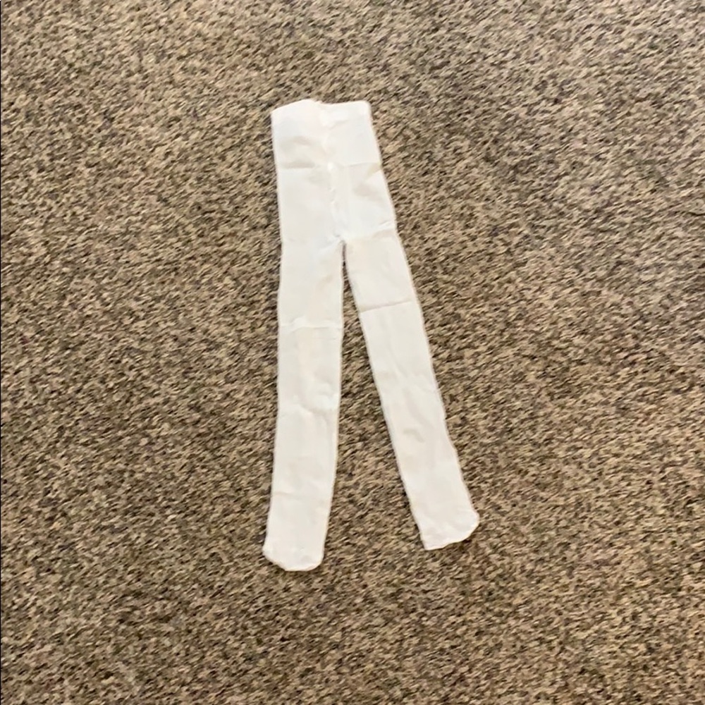 Brand new never worn white tights